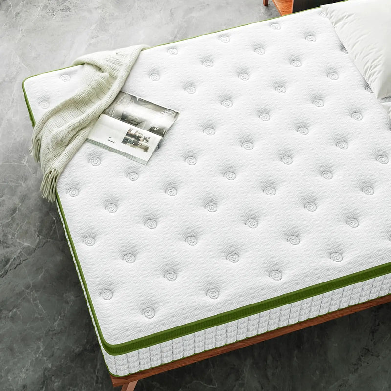 14 Inch Queen Size Hybrid Mattress by HouseOfZazla
