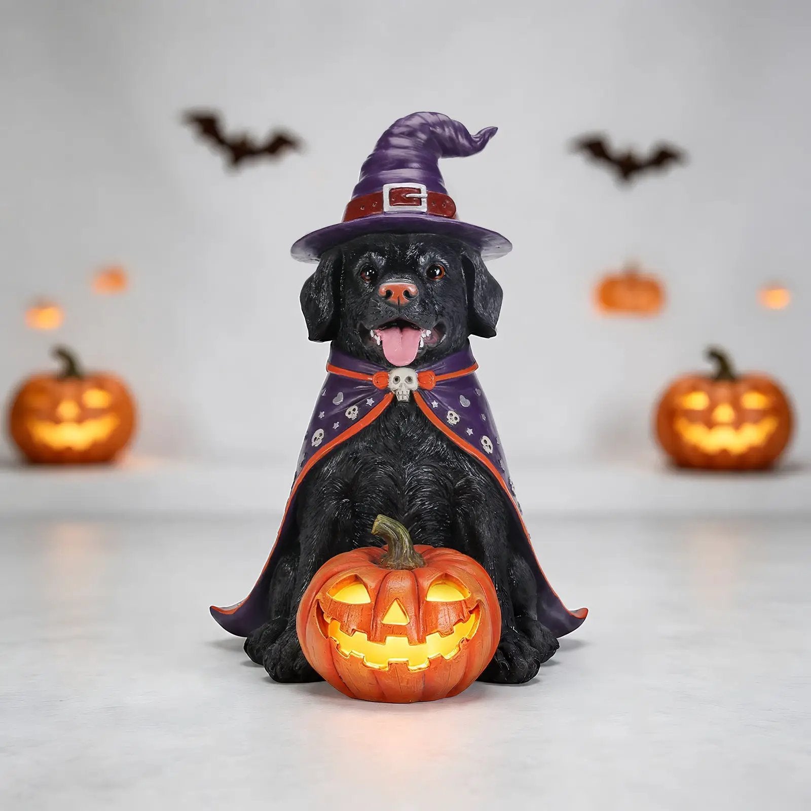 Halloween Labrador Puppy Statue by HouseOfZazla