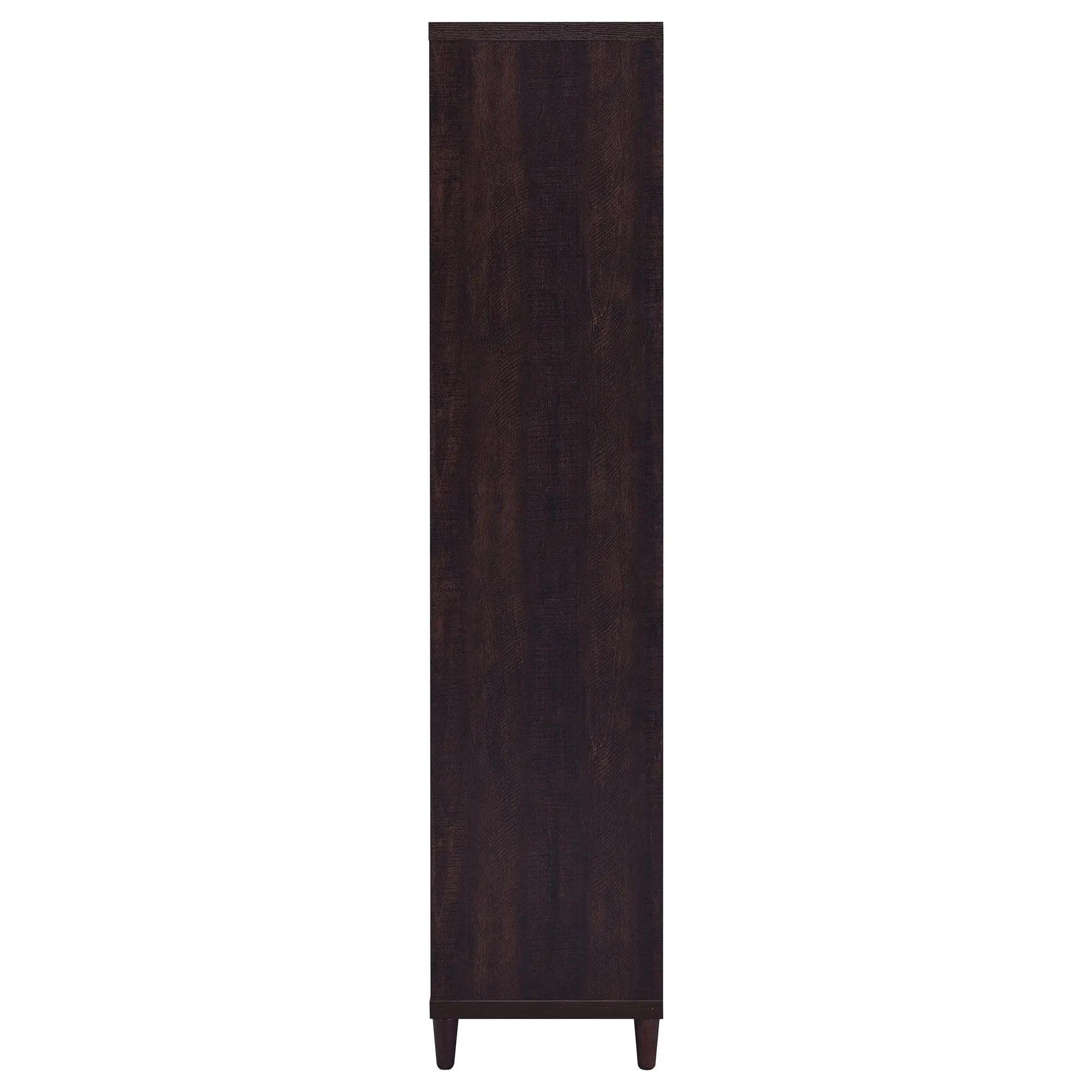 Wadeline 2-door Tall Accent Storage Cabinet Rustic Tobacco by Unique Piece Furniture