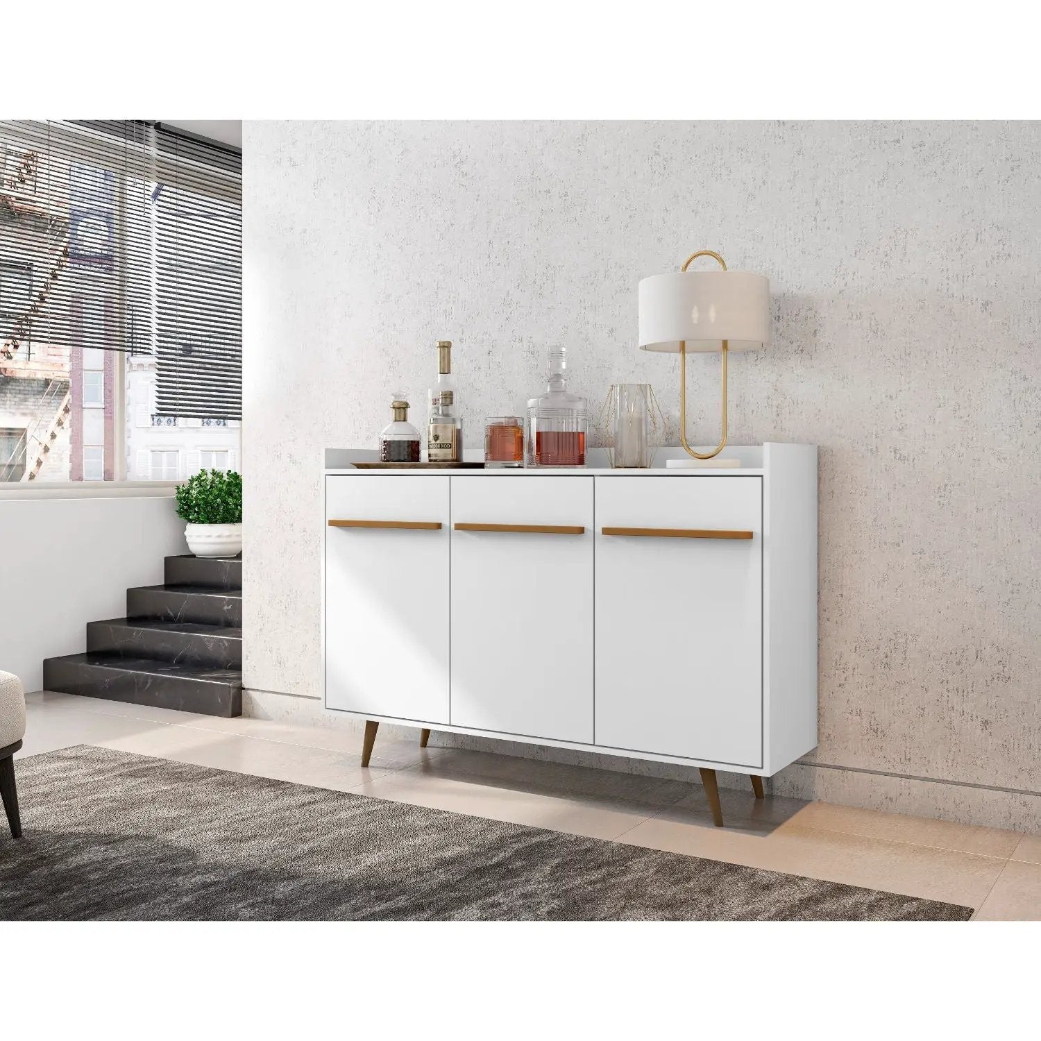 Bradley - Sideboard - White by HouseOfZazla