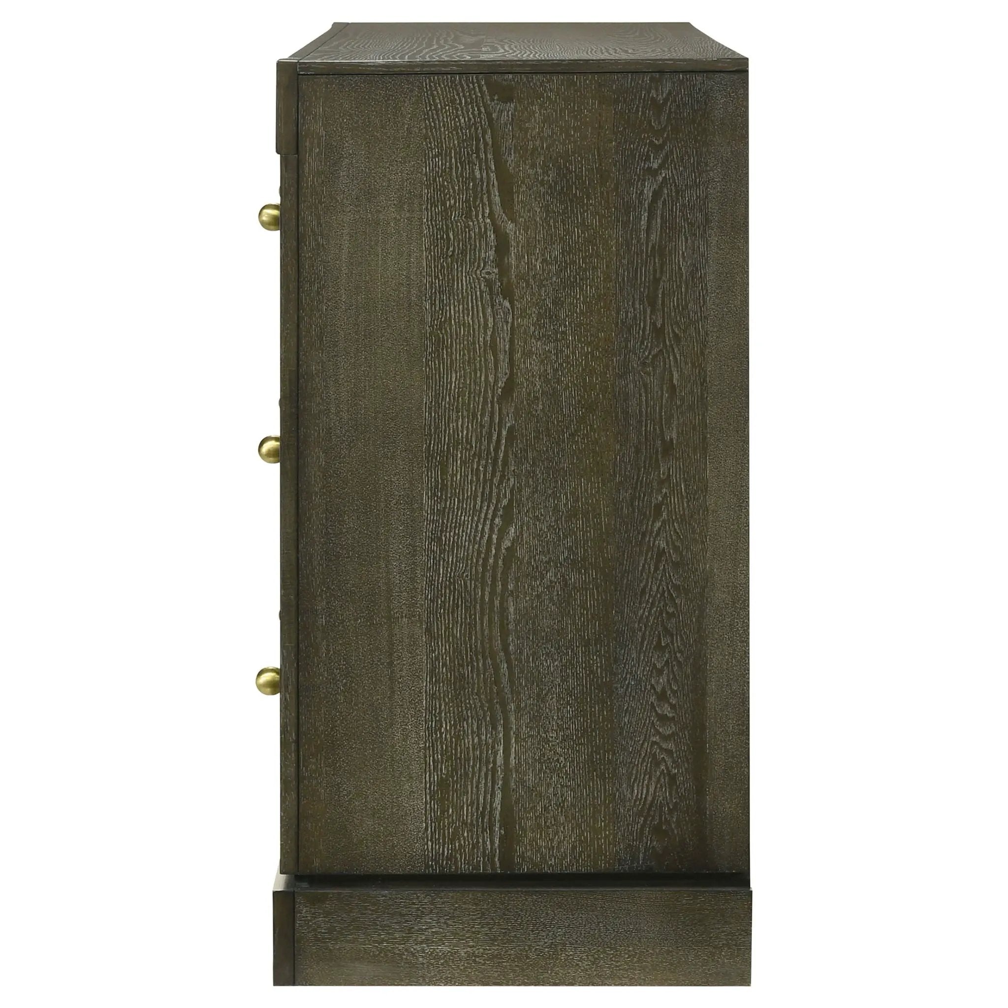 Sundance - 6 Drawer Dresser Cabinet - Dark Brown
