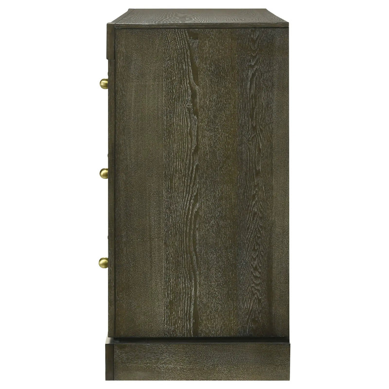 Sundance - 6 Drawer Dresser Cabinet - Dark Brown