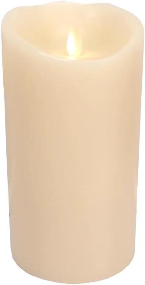 RAZ IMPORTS INC Push Flame Flameless Battery Operated LED Pillar Candle Ivory 4.5"x 7.5" for Home Décor, Holiday and Gift by GreenHaven Gardens