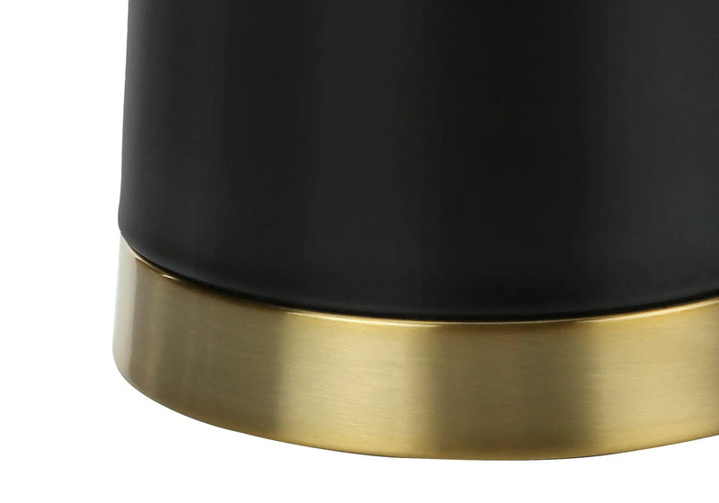 Lighting, Table Lamp, Resin, Contemporary - Black / Cream by HouseOfZazla