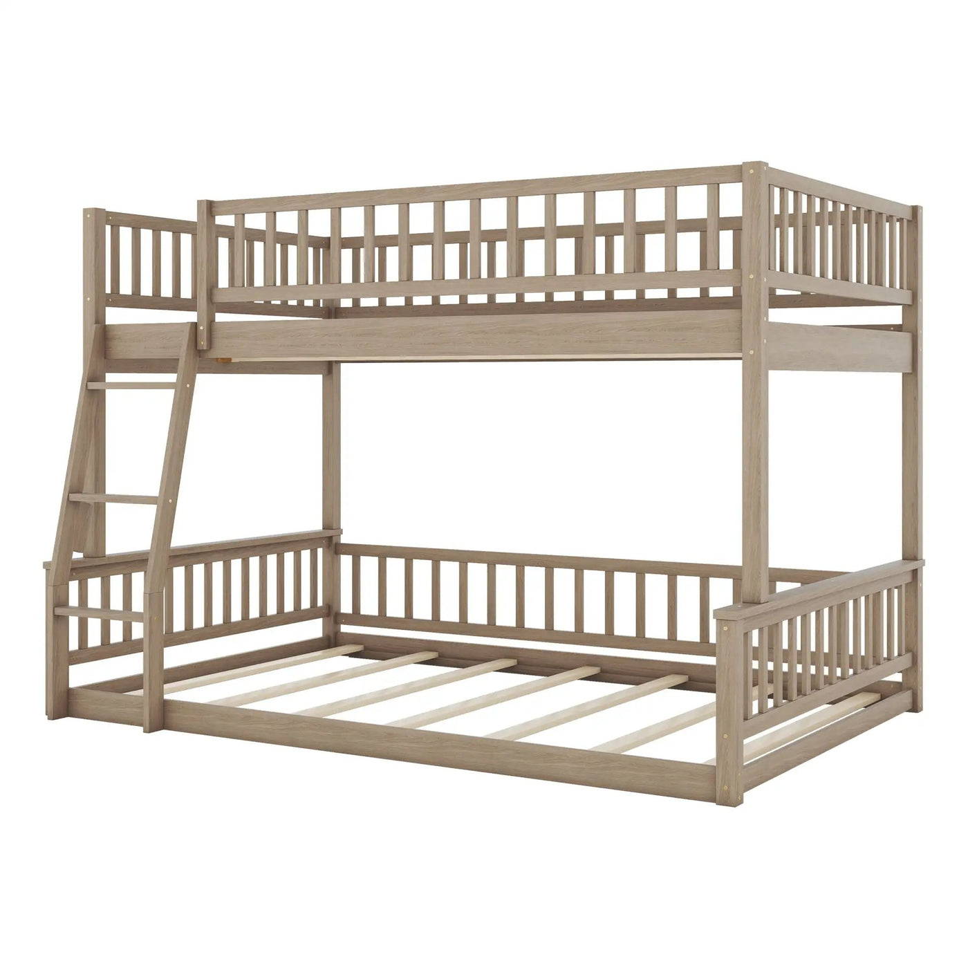 Bunk Bed With Ladder And Guardrails by HouseOfZazla