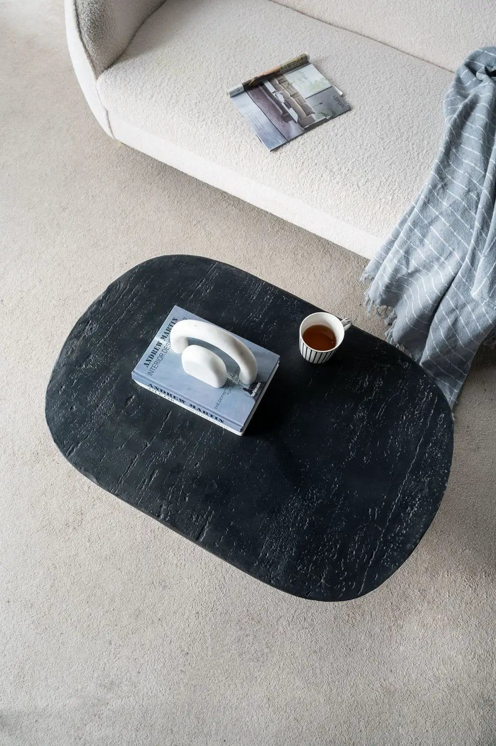 Organic Design Oval Coffee Table by Unique Piece Furniture