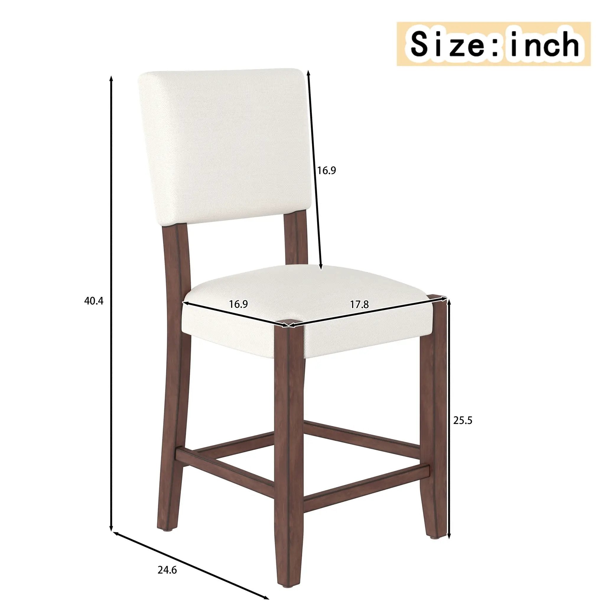 Mid Century Modern Bar Stools, Upholstered Counter Chairs by HouseOfZazla