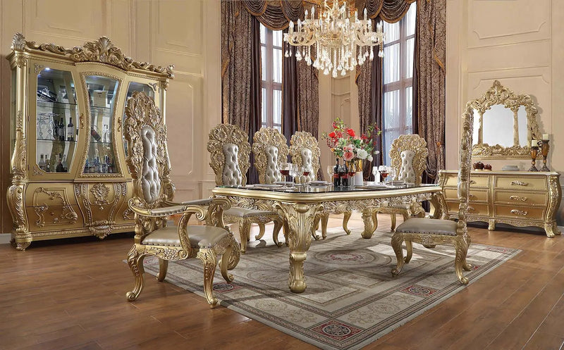 Cabriole - Dining Table - Gold by Unique Piece Furniture