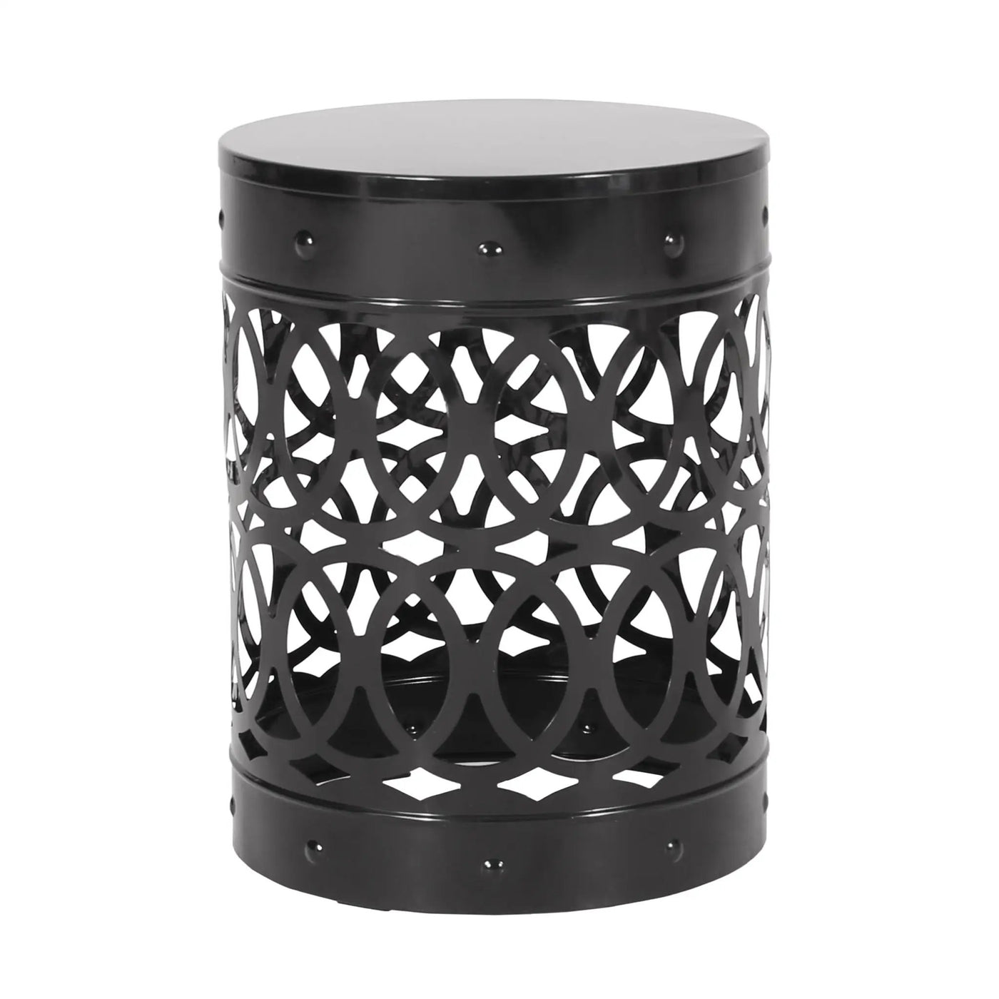 Outdoor Metal Large End Table, Modern Design by HouseOfZazla
