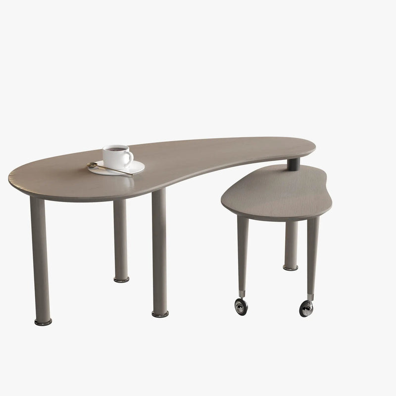 Rotatable Cocktail Table With Solid Legs, 360 Degree Rotating by HouseOfZazla