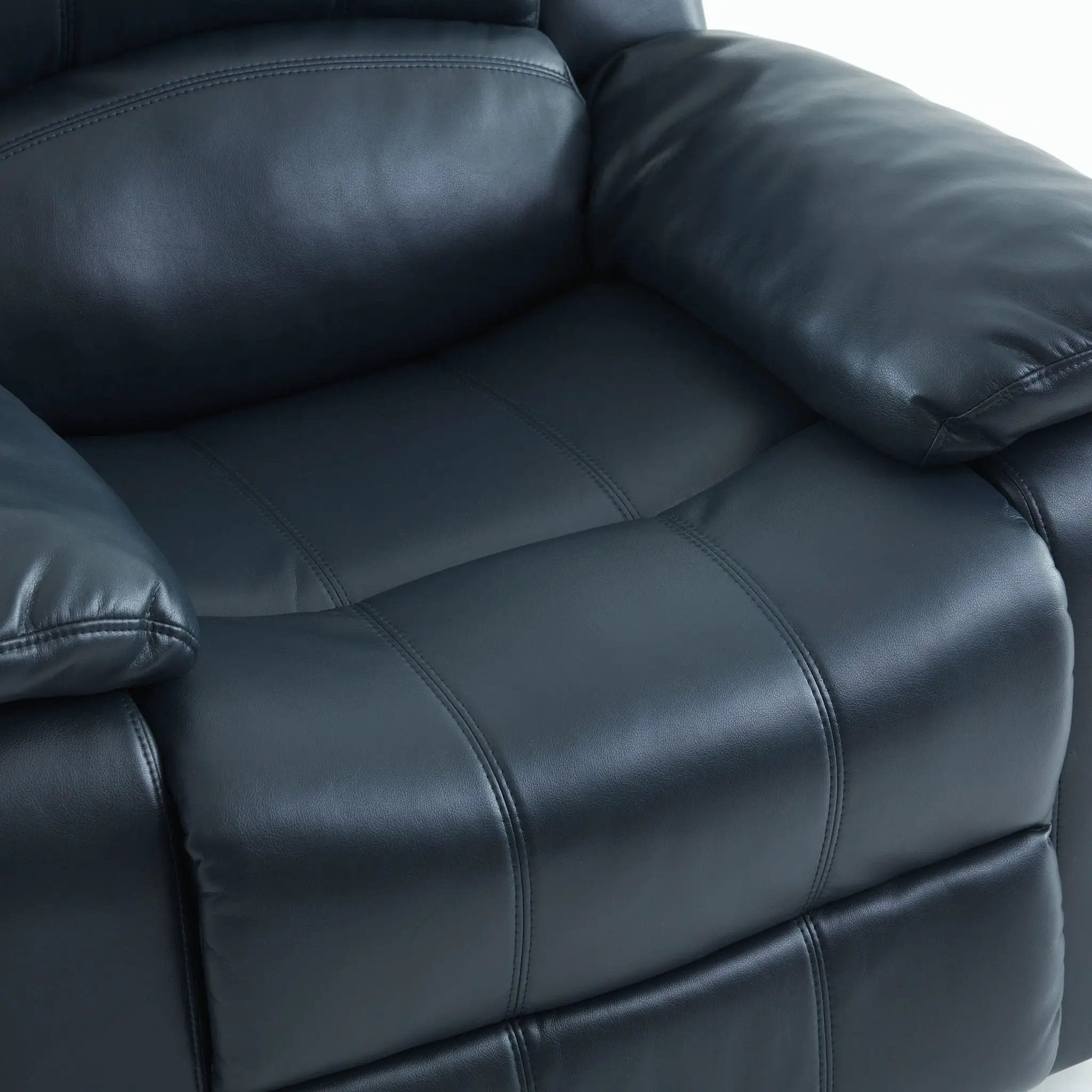 Charlotte - Gel Glider Recliner - Blue by HouseOfZazla