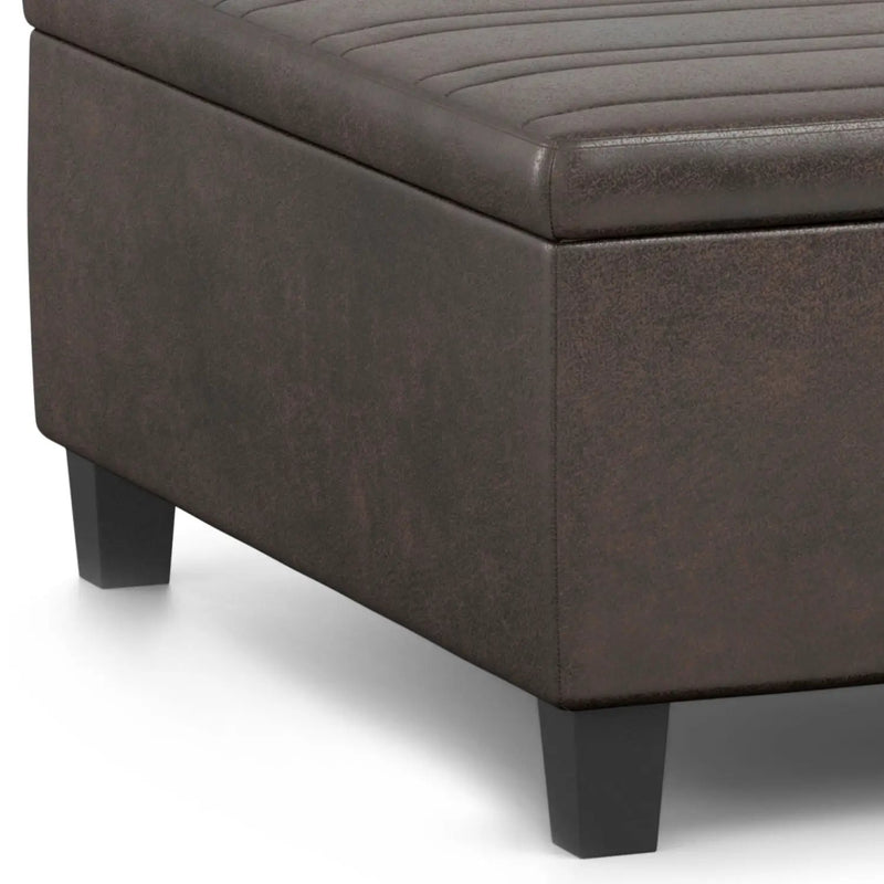 Ellis - Upholstered Coffee Table Storage Ottoman by Unique Piece Furniture