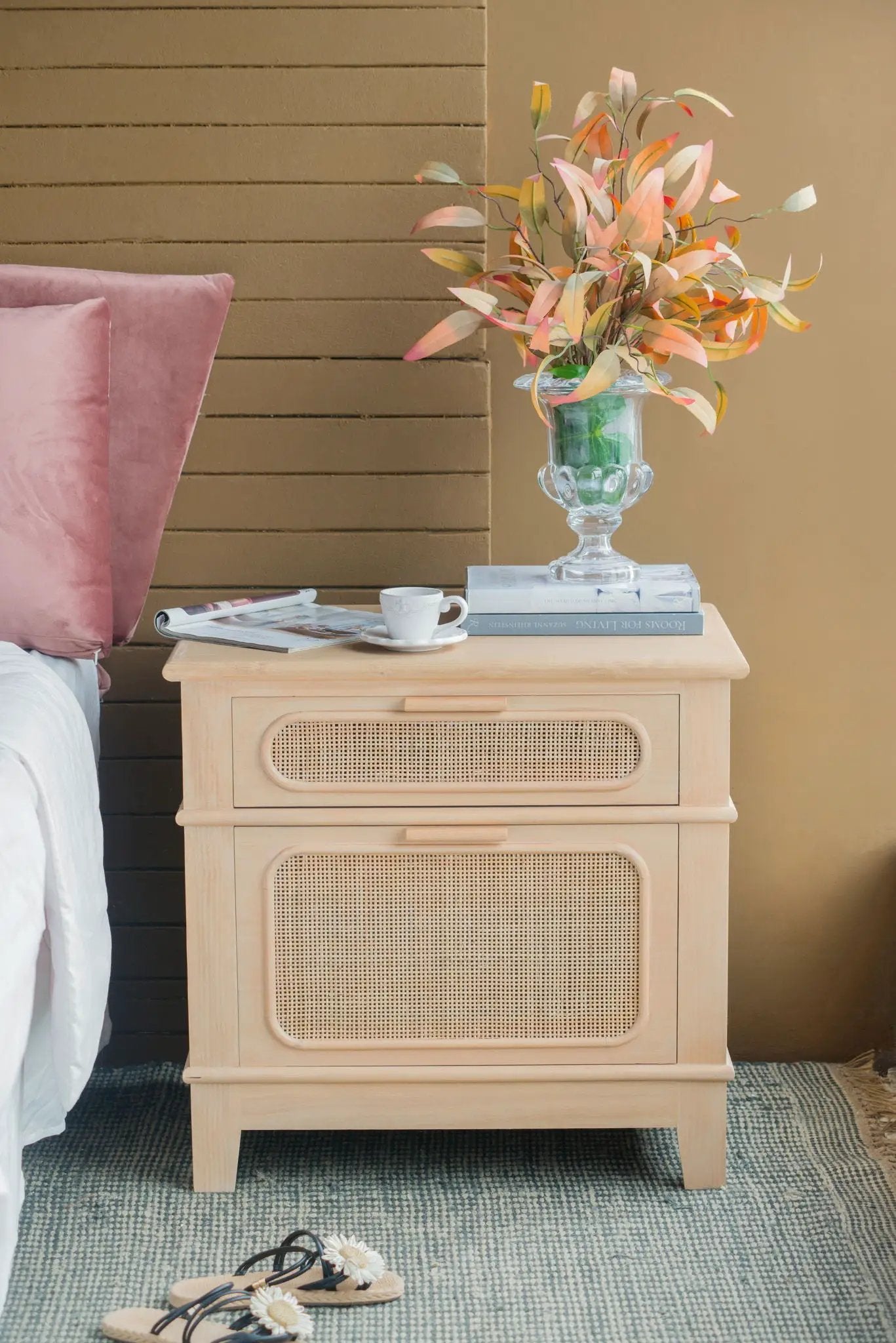 Bedside Table - Brown by HouseOfZazla