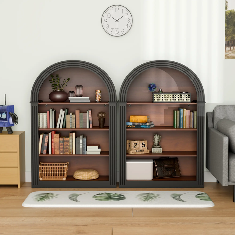 4-Shelf Tall Arched Bookcase by HouseOfZazla