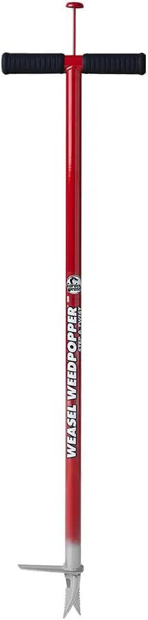 GARDEN WEASEL WeedPopper Step & Twist – Black Ergonomic Grip | Stand Up Weed Puller Tool for Dandelion, Crabgrass & Root Removal | Heavy Duty Lawn & Garden Weeder | 95206-A by GreenHaven Gardens