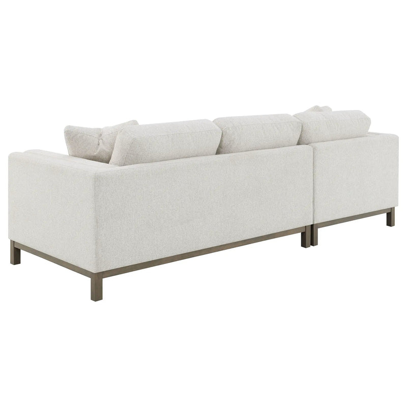 O'Brien - Sectional Sofa With Left Chaise - Sand by HouseOfZazla