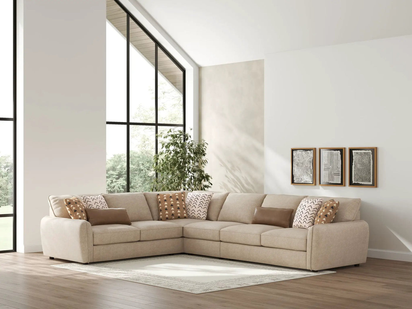 Seyler - Sectional by Unique Piece Furniture