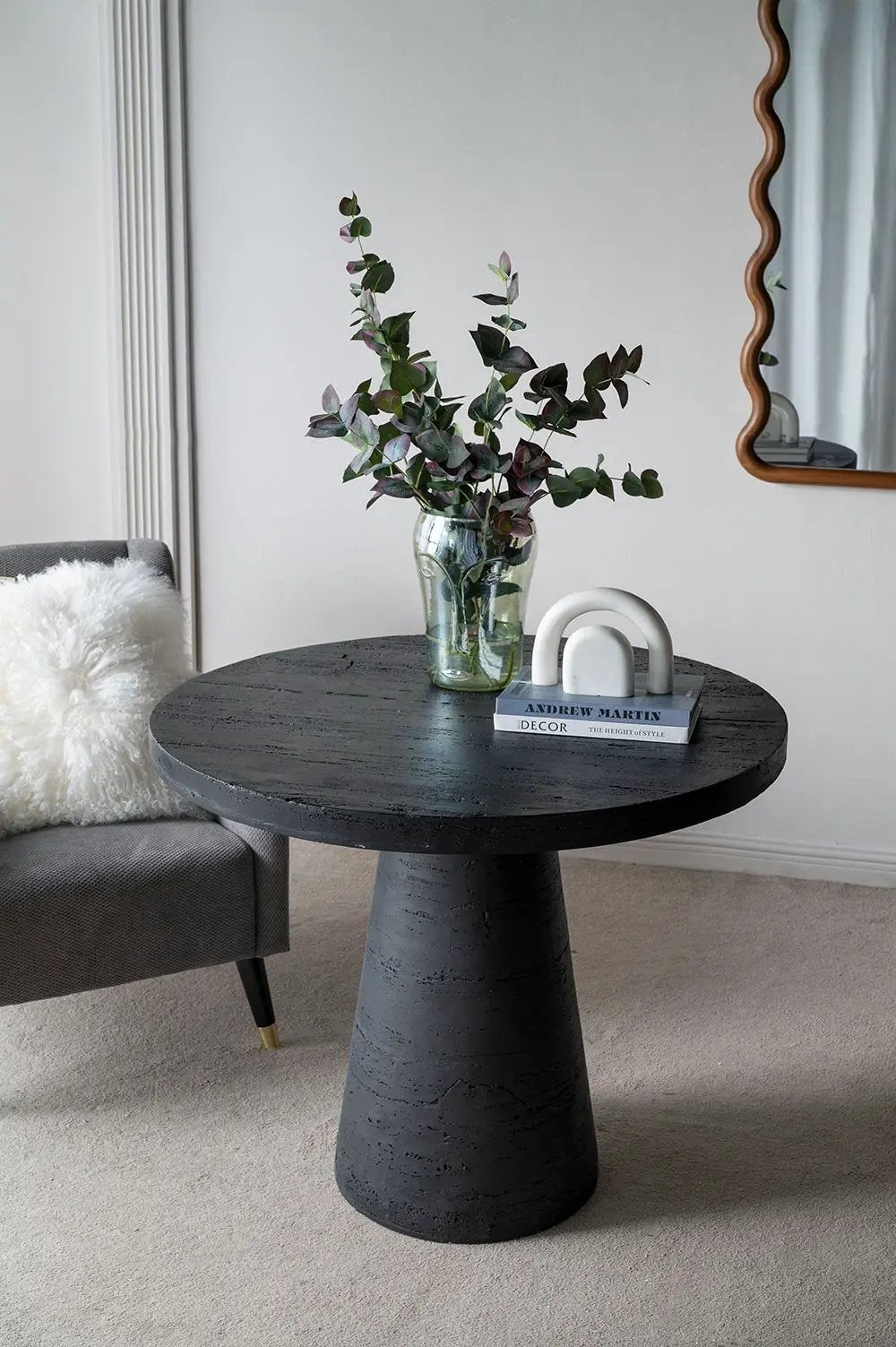Round Dining Table With Pedestal Base by Unique Piece Furniture