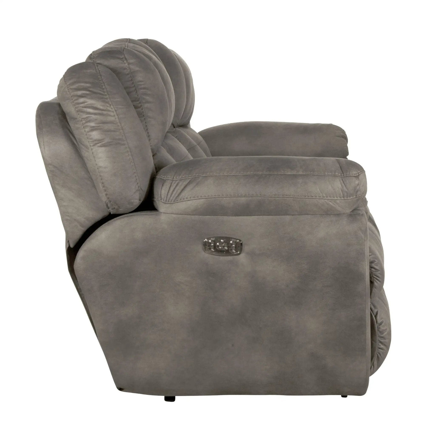 Ferrington - Power Lay Flat Reclining Console Loveseat with Power Adjustable Headrest & Lumbar by Unique Piece Furniture
