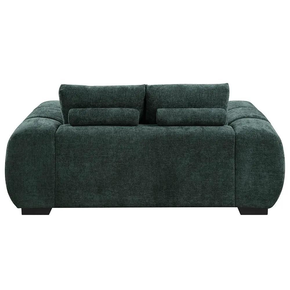 Ferrand - Loveseat - Green Linen by Unique Piece Furniture