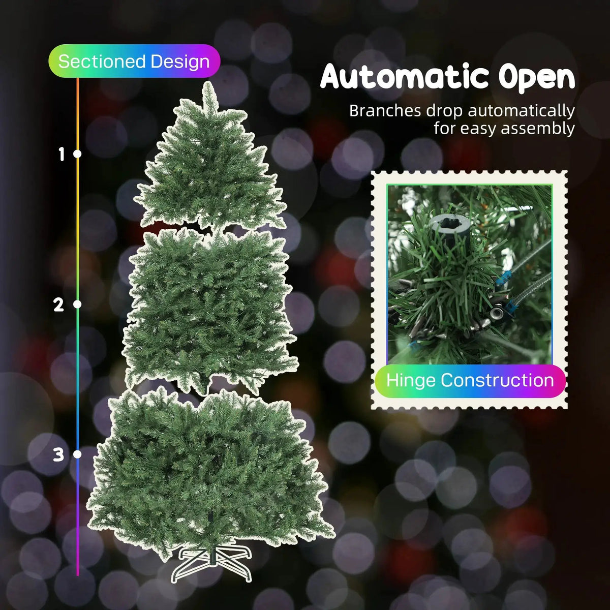 6ft Prelit Christmas Tree by HouseOfZazla