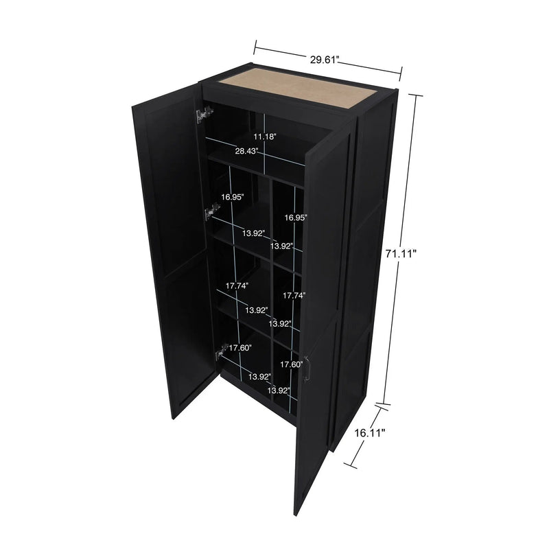 Hopkins - Storage Cabinet With 7 Shelves by HouseOfZazla