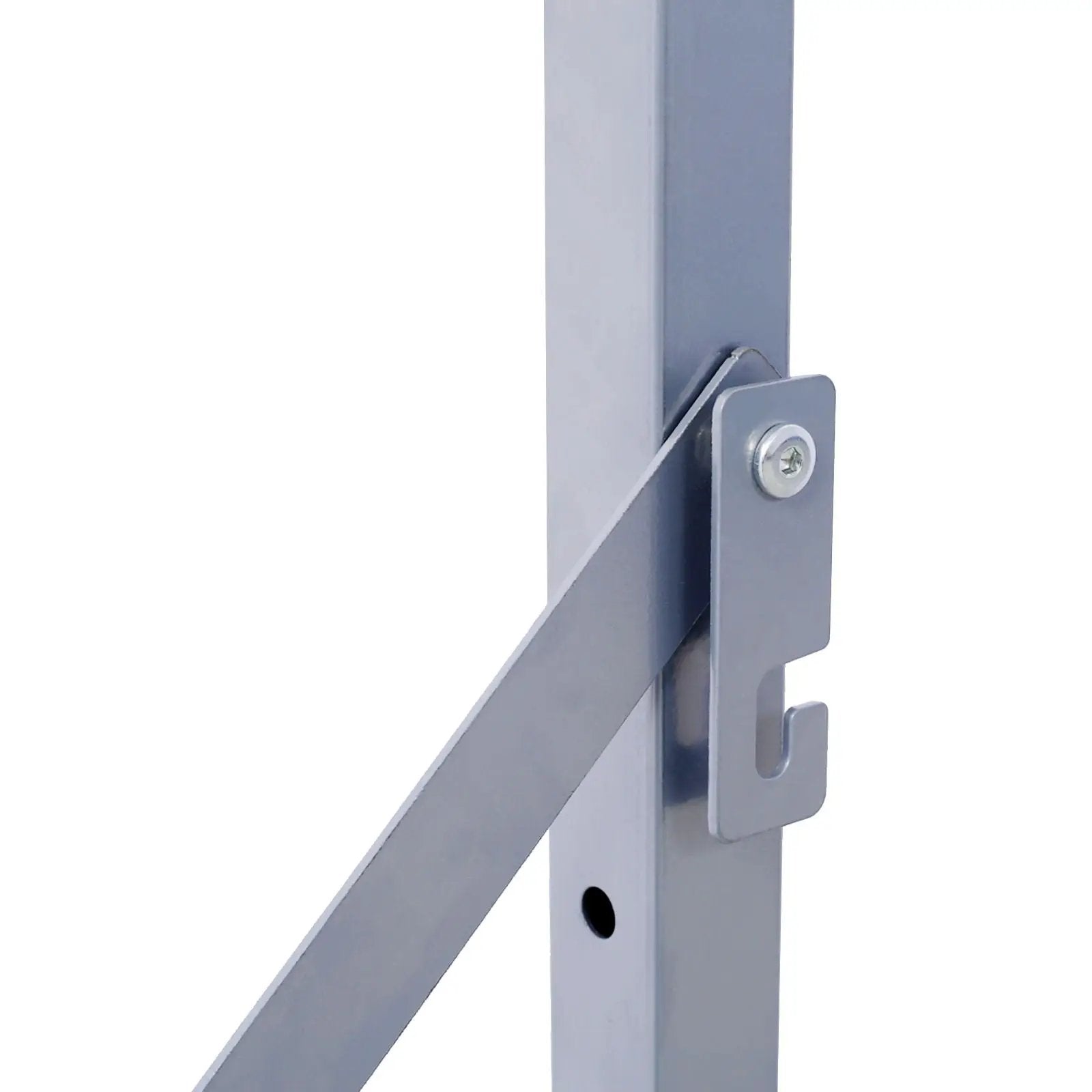 Wall-Mounted Folding Tire Storage, 30.5 To 50.5" Wide, Supports 300 Pounds - Silver by HouseOfZazla