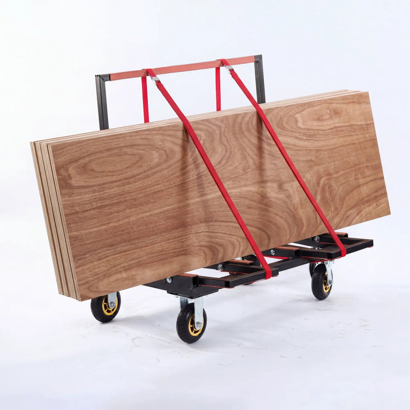 Folding Drywall Dolly with 4X6" Casters and 2000 LBS Load Capacity by HouseOfZazla