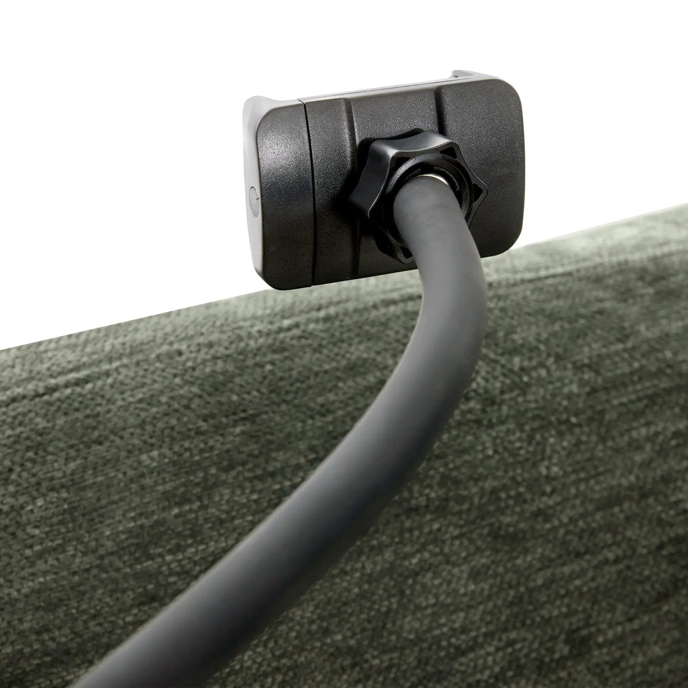 Modern Modular U-Shaped Sofa Bed With Movable Ottoman, USB Ports, Phone Holder by HouseOfZazla