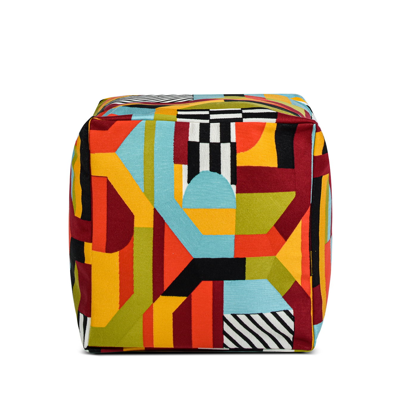 Pouf Luxury Oversized Bean Bag Cube Ottoman by HouseOfZazla