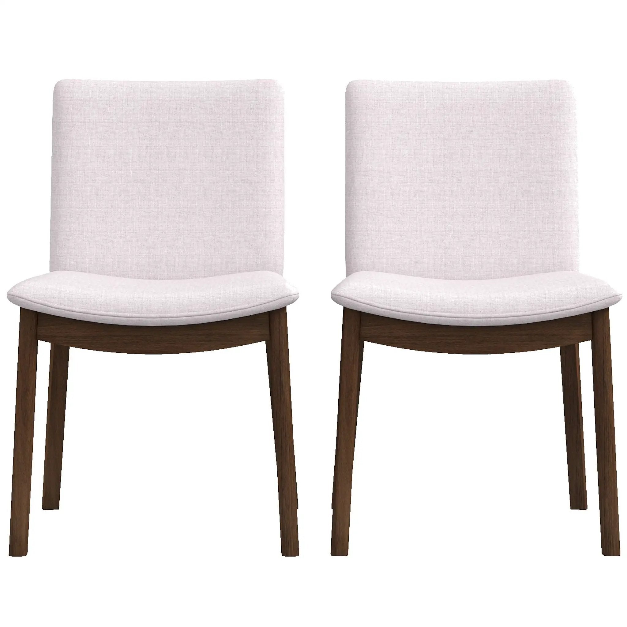 Laura - Mid-Century Modern Solid Wood Dining Chair (Set of 2) by HouseOfZazla