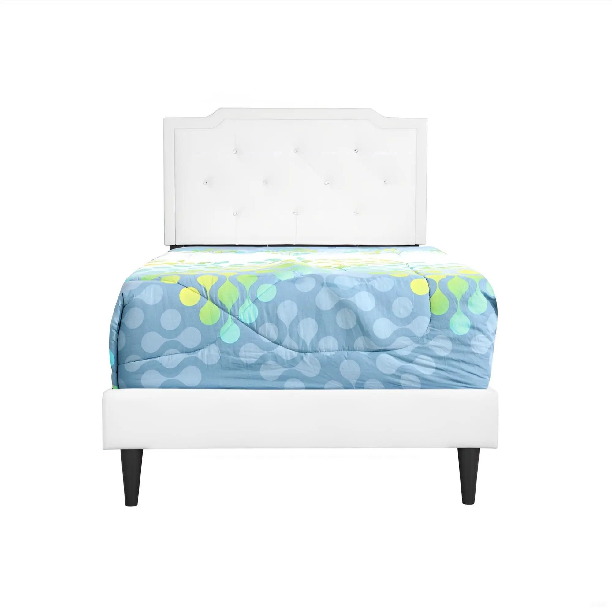 Button Tufted Bed Charming For Cozy Spaces by HouseOfZazla