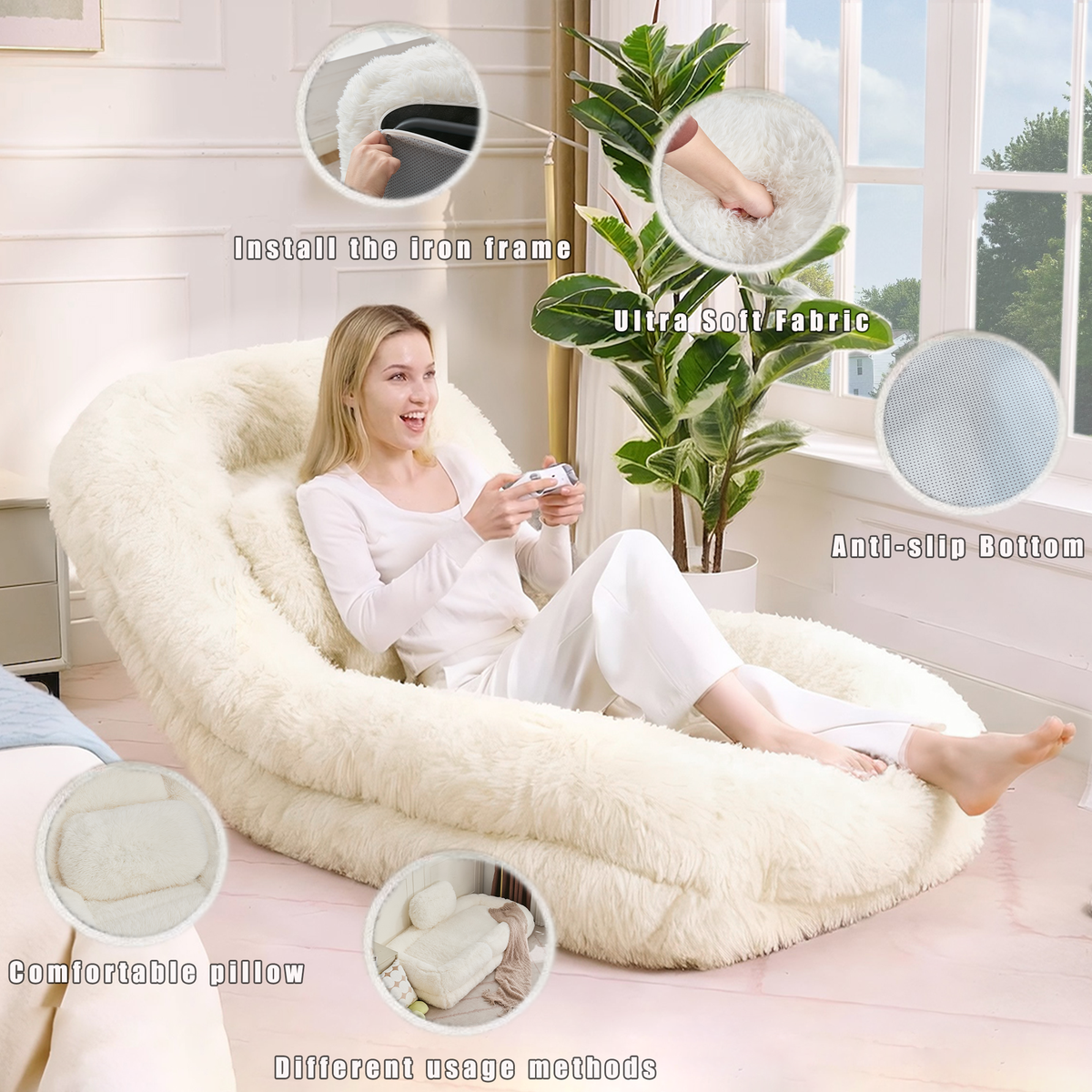 Human Dog Bed & Lazy Sofa by HouseOfZazla