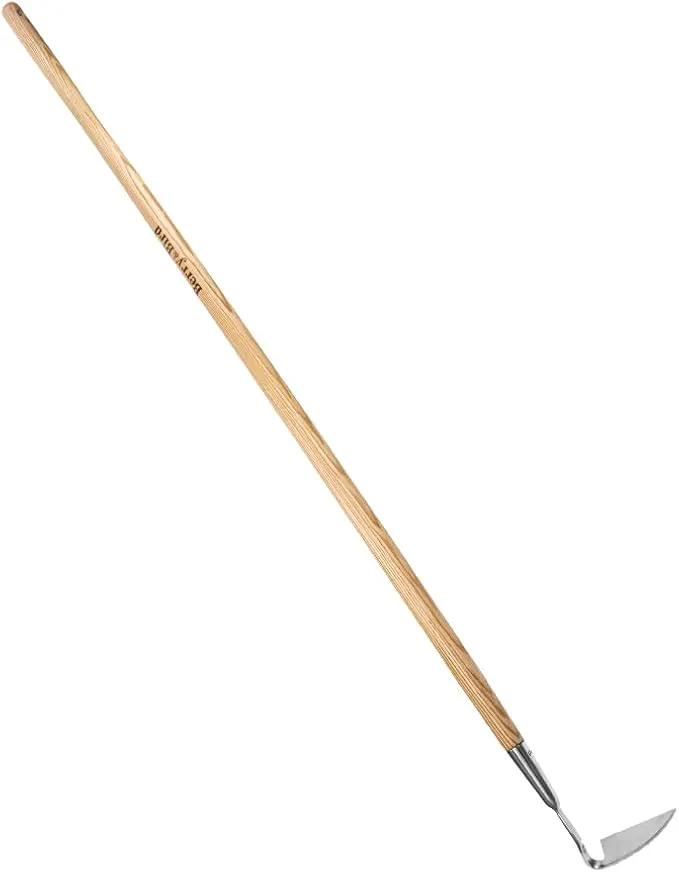 Berry&Bird Japanese Weeding Sickle, Versatile Long Handle Weeding Tool Garden Hoe for Effective Weeding, Cultivating, Soil Loosening & Digging by GreenHaven Gardens