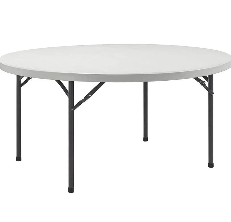 Open Box Lorell Banquet Table, 60 by 60 by 29-1/2-Inch, Platinum by Selzalot