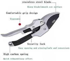 Garden clippers, premium Germany pruners, Work 3 times easier, professional pruning shears, cutting rose, flower, hedge, stem, tree, Sharp gardening scissors, Arthritis weak hand snips (Japanese-1, 1) by GreenHaven Gardens