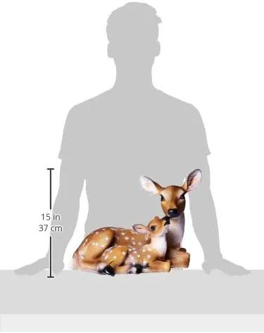 Design Toscano Mothers Love, Doe and Fawn Sculpture by GreenHaven Gardens
