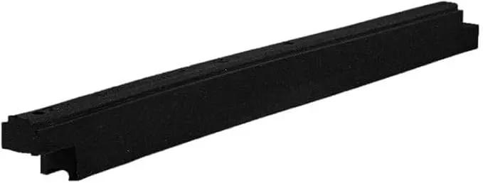 Playsafer Rubber Playground Border Edging Kit, 6' Flexible Heavy Duty Rubber Interlocking Playground Timber, No Dig Easy to Install (Black, 8 Pack) by GreenHaven Gardens