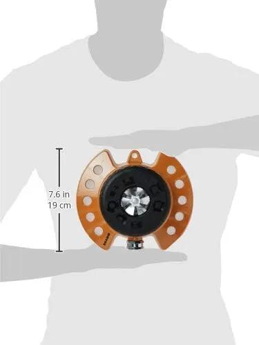 Dramm Available 15022 ColorStorm 9-Pattern Premium Turret Sprinkler with Heavy-D, Orange by GreenHaven Gardens