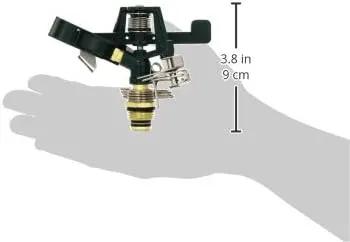 10 Pack - Orbit 1/2 Inch Zinc Impact Sprinkler Head, Lawn and Yard Watering