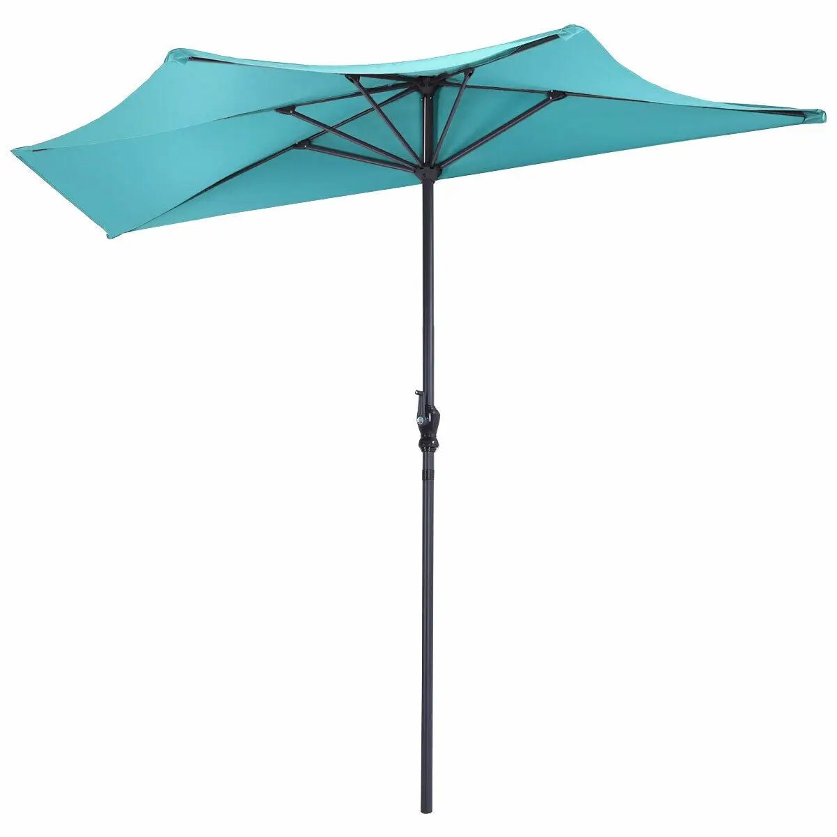 9Ft Patio Bistro Half Round Umbrella by DirectDeals