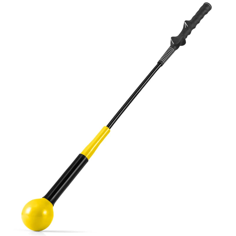 31.5 Inch Golf Swing Trainer Aid with Weighted Head for Grip Rhythm Balance by DirectDeals