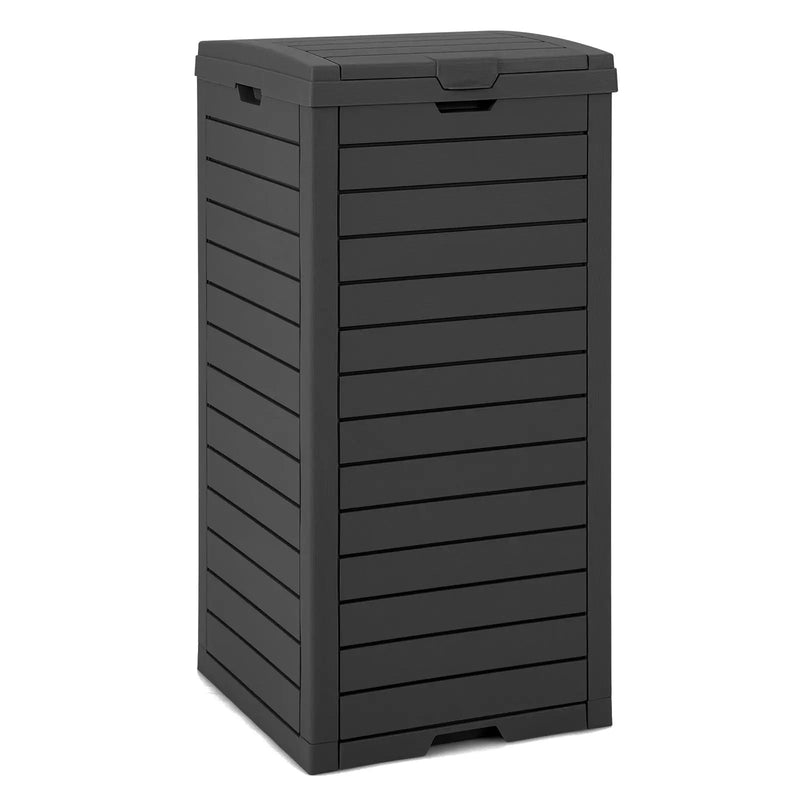 31 Gallon Large Outdoor Trash Can with Lid and Pull by DirectDeals