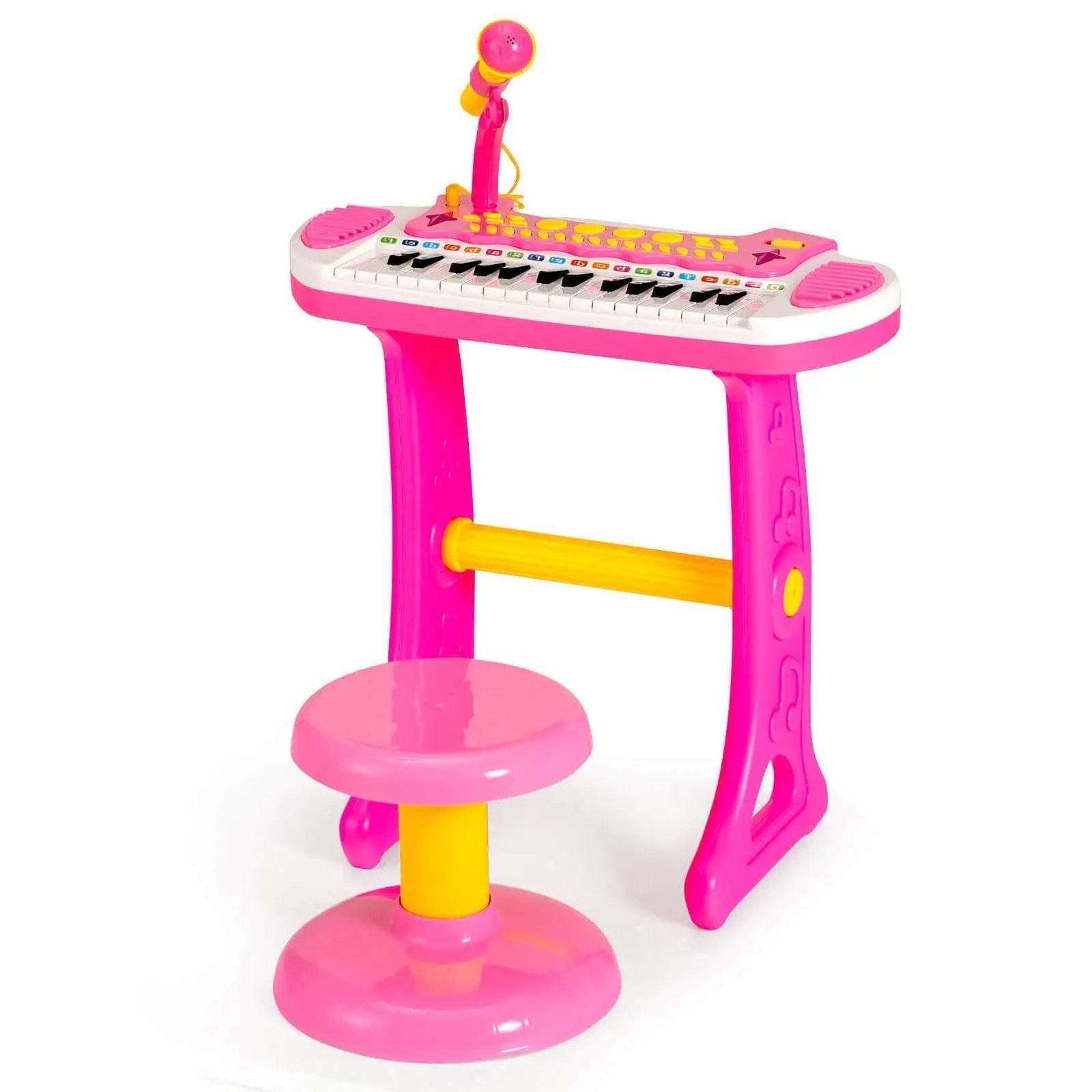 31-Key Kids Piano Keyboard Toy with Microphone and Multiple Sounds for Age 3+ by DirectDeals