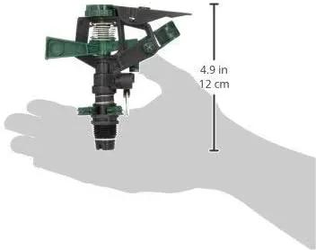 2 Pack - Orbit 1/2 Inch Plastic Impact Lawn Sprinkler Head by GreenHaven Gardens