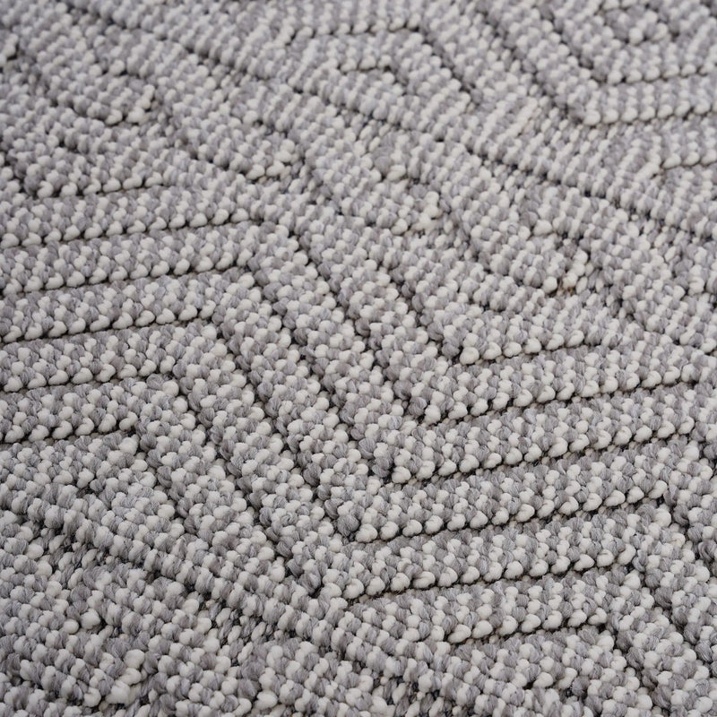 Guros - 6' X 9' Geometric Indoor / Outdoor Area Rug - White by Unique Piece Furniture