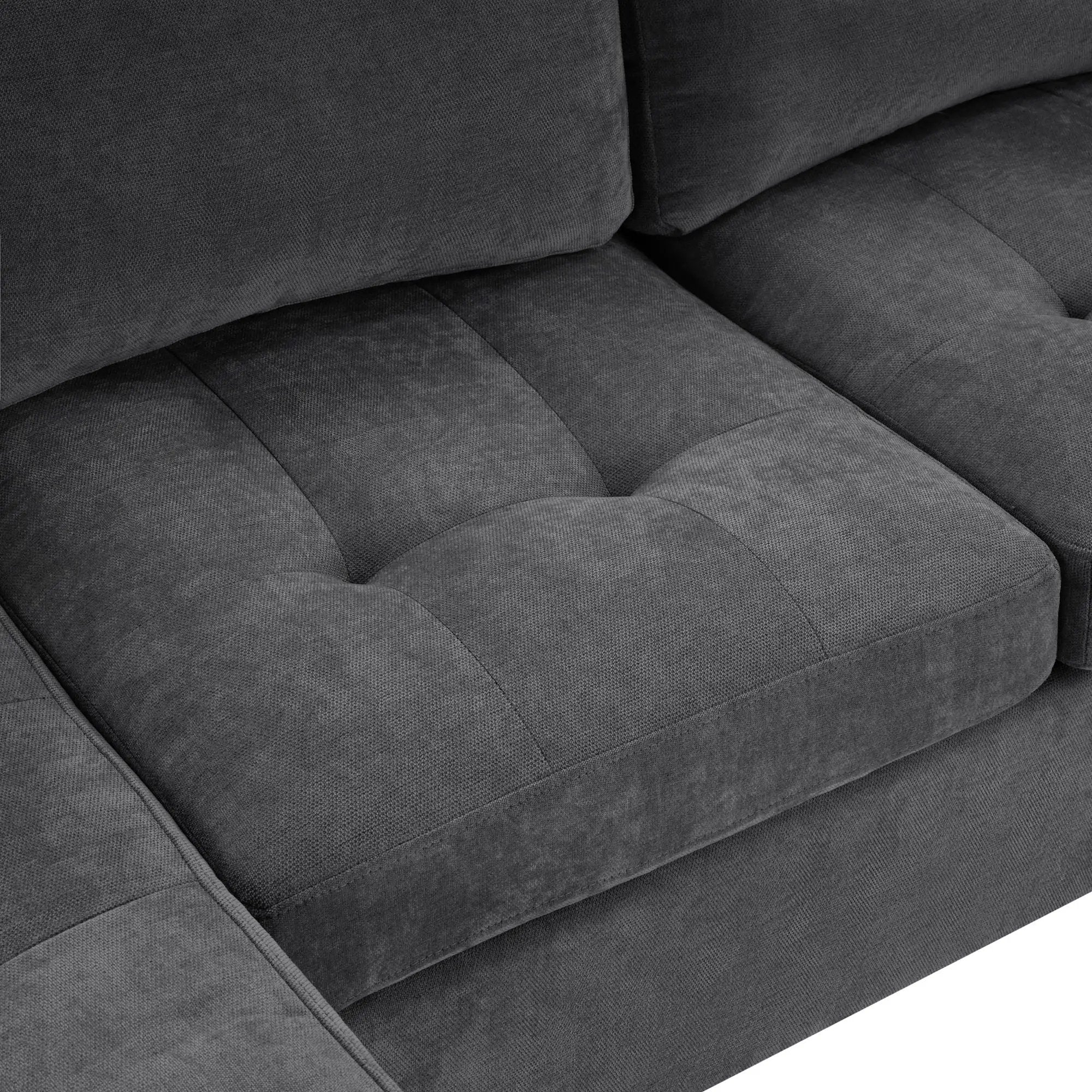 U Shaped Sectional Sofa, Corner Living Room Couch With Built In Cup Holders, Storage, USB Ports by HouseOfZazla
