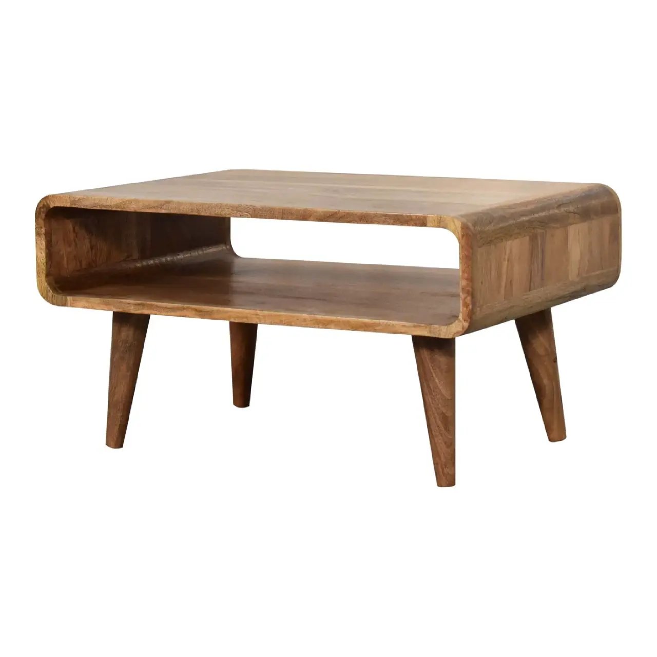 Solid Wood Open Media Unit by Unique Piece Furniture