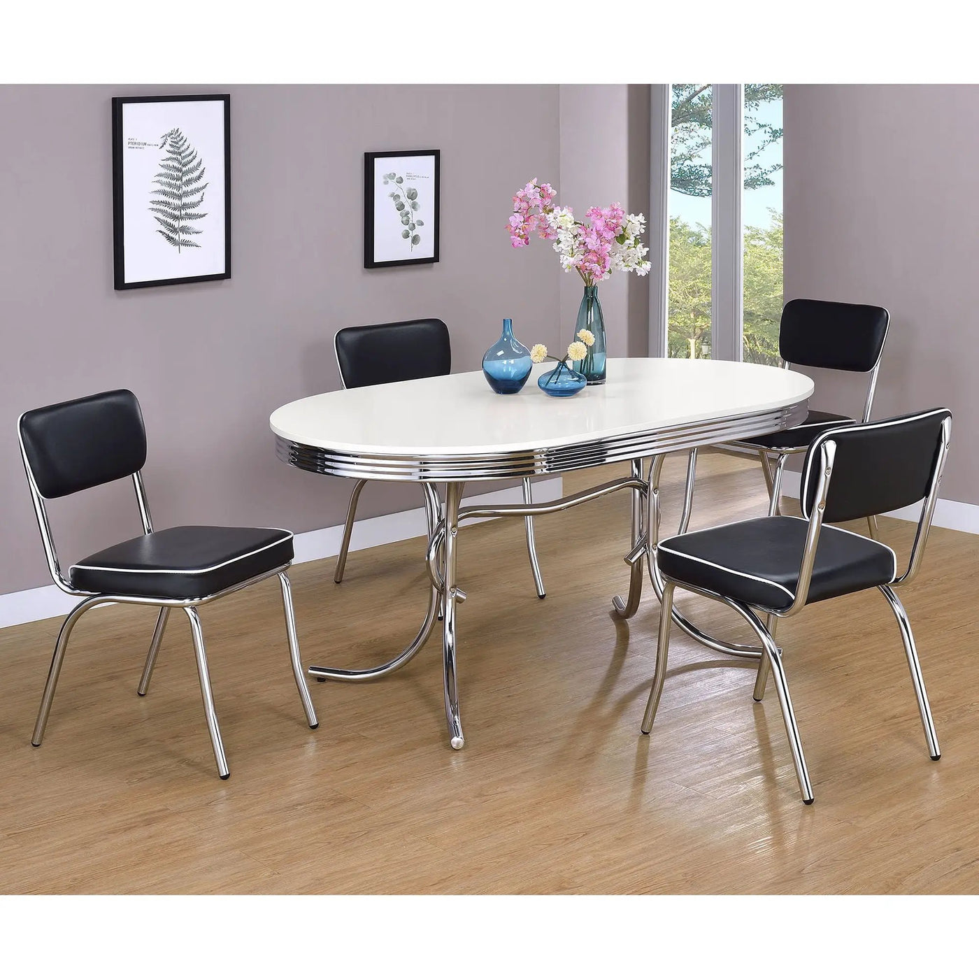 Midge - Oval Dining Table Set by HouseOfZazla