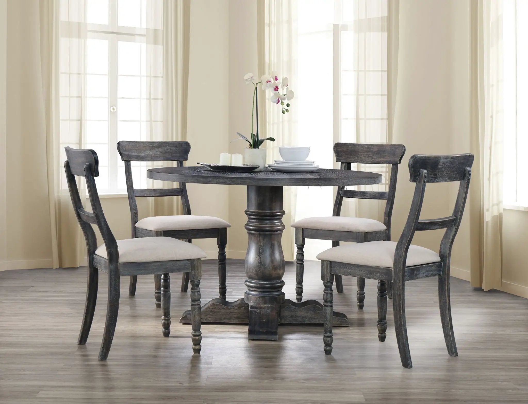 Leventis - Weathered Dining Table - Gray by Unique Piece Furniture